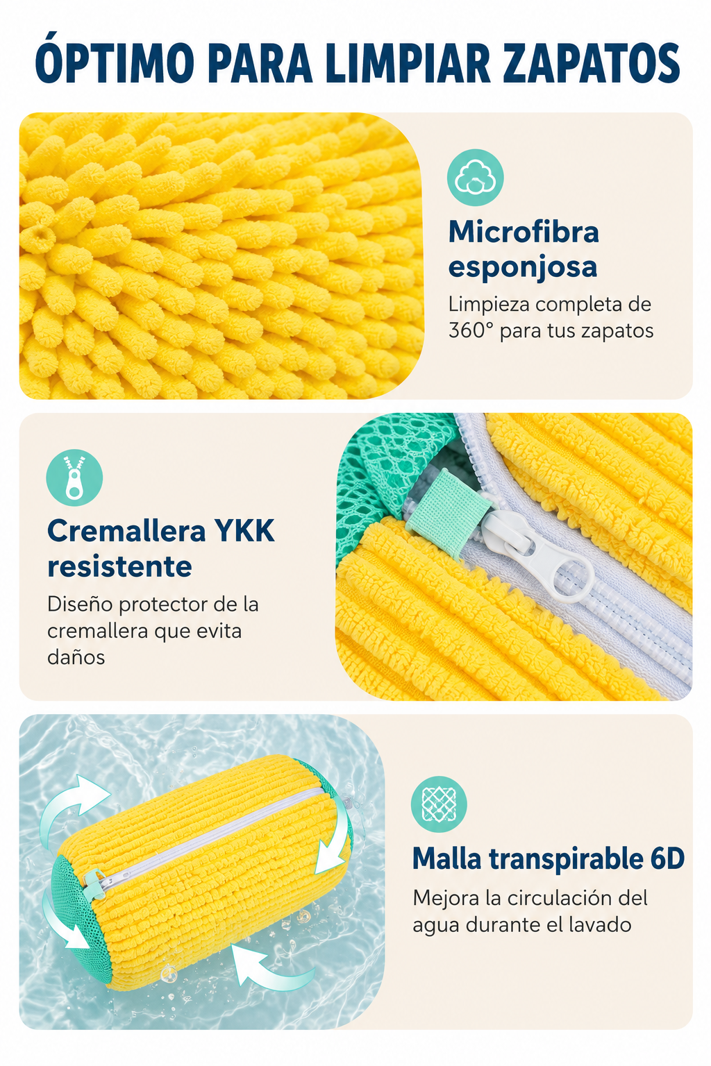 👟 Bolsa de Lavado para Zapatos | Limpieza Profunda en Lavadora