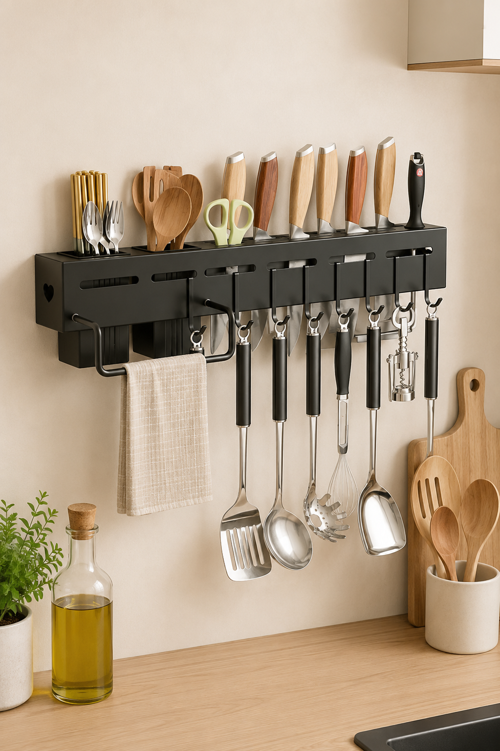 🍳 Organizador de Cocina para Pared | Más Espacio y Menos Desorden