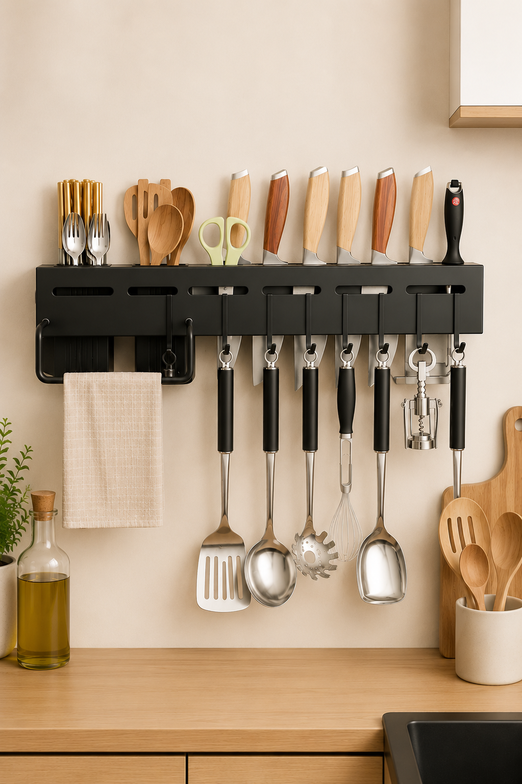 🍳 Organizador de Cocina para Pared | Más Espacio y Menos Desorden