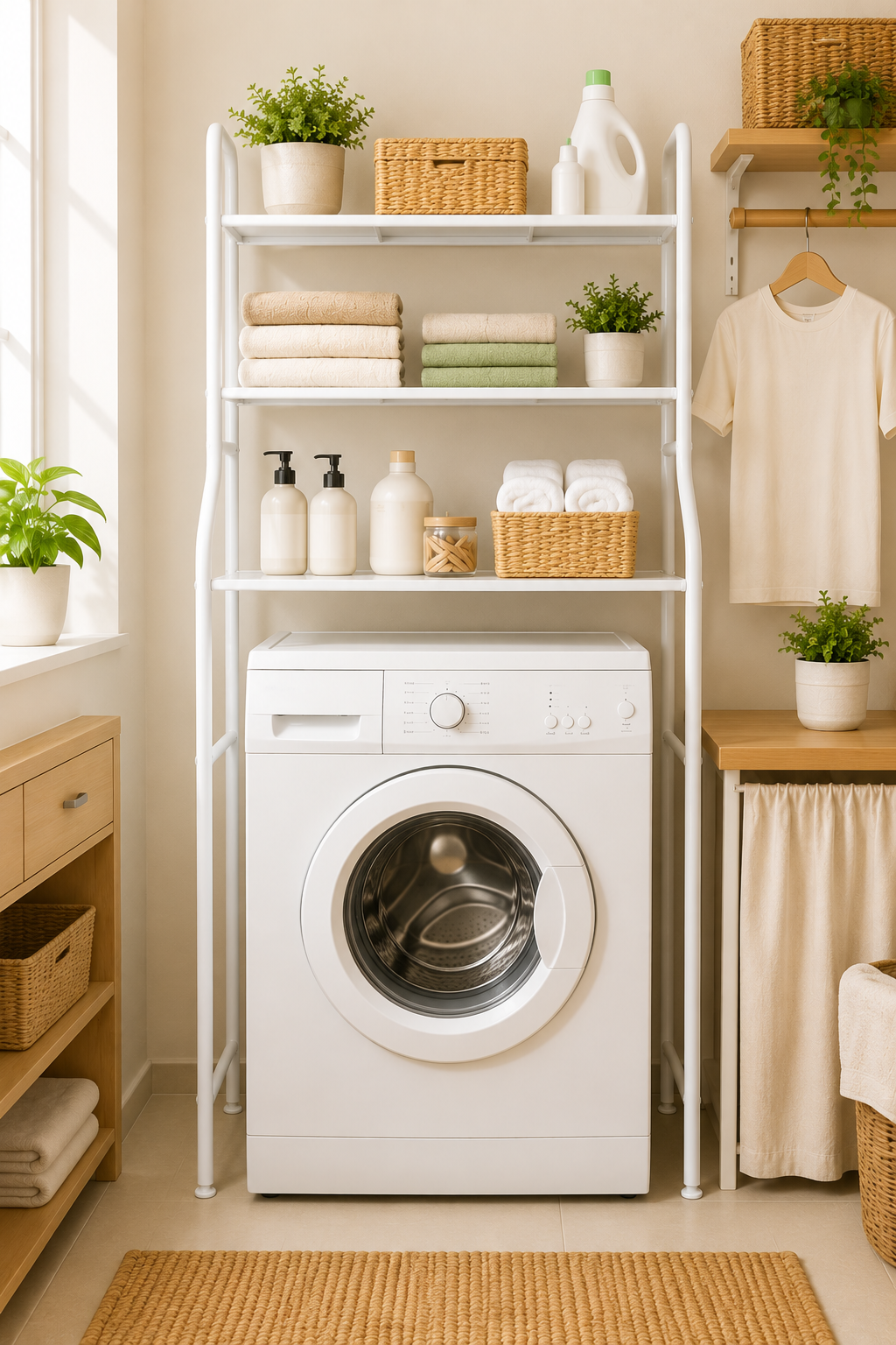 🧺 Estante Organizador para Lavadora o Baño de 3 Niveles