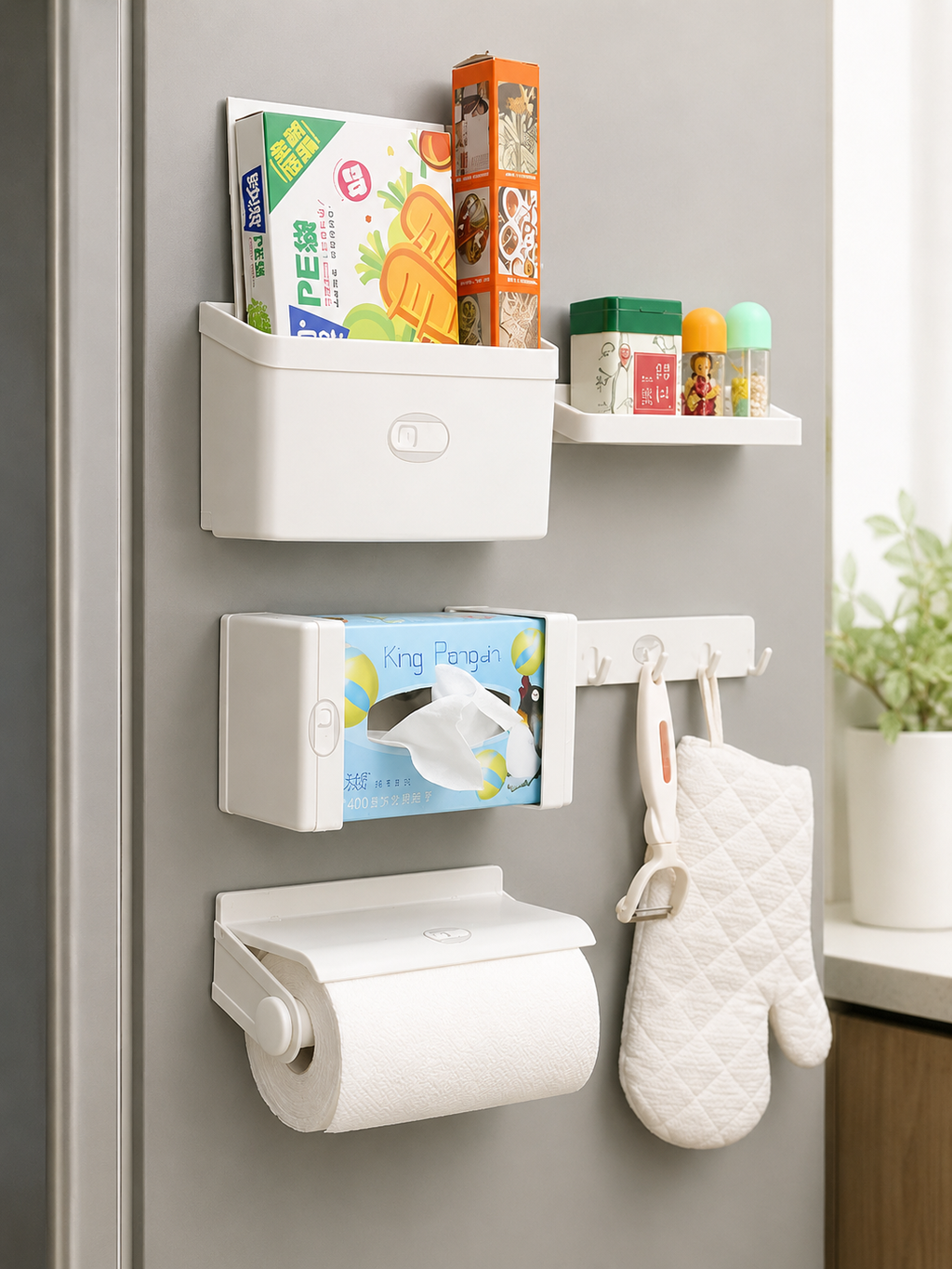 🧲 Organizador Magnético para Nevera de 5 Niveles