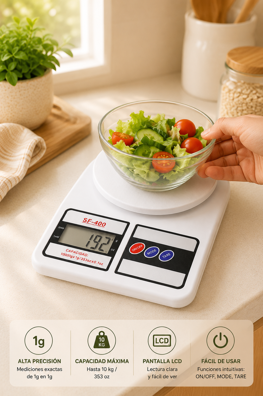 ⚖️ Gramera Digital de Cocina